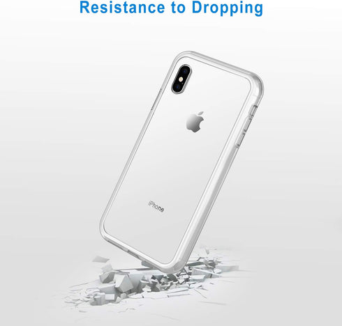 JETech Case for iPhone Xs Max 6.5-Inch, Non-Yellowing Shockproof Bumper Cover, Anti-Scratch Clear Back