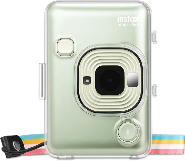 Fintie Clear Protective Case for Fujifilm Instax Mini Liplay Hybrid Instant Film Camera, Crystal Hard Cover