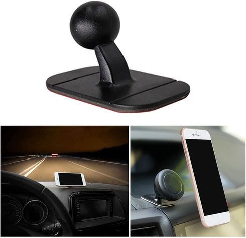 URTERYSER 17mm Base, Car Dashboard Mount Ball Head Cellphone Mount Cradle