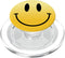 PopSockets PopGrip for MagSafe - Yellow Smile Happy Peace Smiling Face Cute Humor Awesome