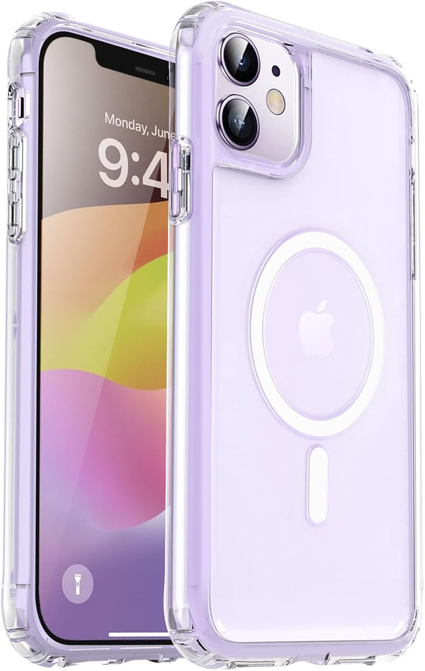MOCCA Clear iPhone 12/12 Pro Case - Slim, Shockproof, Mil-Grade Drop Protection, Anti-Yellowing, MagSafe Compatible.