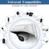 WEILAILIFE Universal Camera Cover Shield Sun Rain, Waterproof Protective Roof for Dome, Bullet Cameras, ABS Plastic