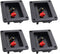 Luomorgo 4pcs ABS 2 Position Screw-in Speaker Box Terminal Cup Binding Post for Car/Home Audio 301 Copper Rod