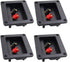 Luomorgo 4pcs ABS 2 Position Screw-in Speaker Box Terminal Cup Binding Post for Car/Home Audio 301 Copper Rod