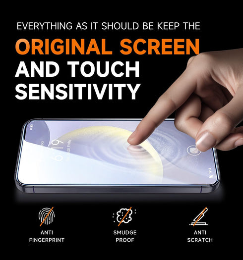 MAGIC JOHN Tempered Glass Screen Protector for Samsung Galaxy S24 Plus (6.7") - 2 Pack, Bubble Free, HD Clear,