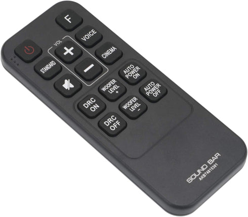 AKB74815301 Replacement Sound Bar Remote Control - Compatible with LG Soundbar Models S45A1-D, S55A3-D, and more