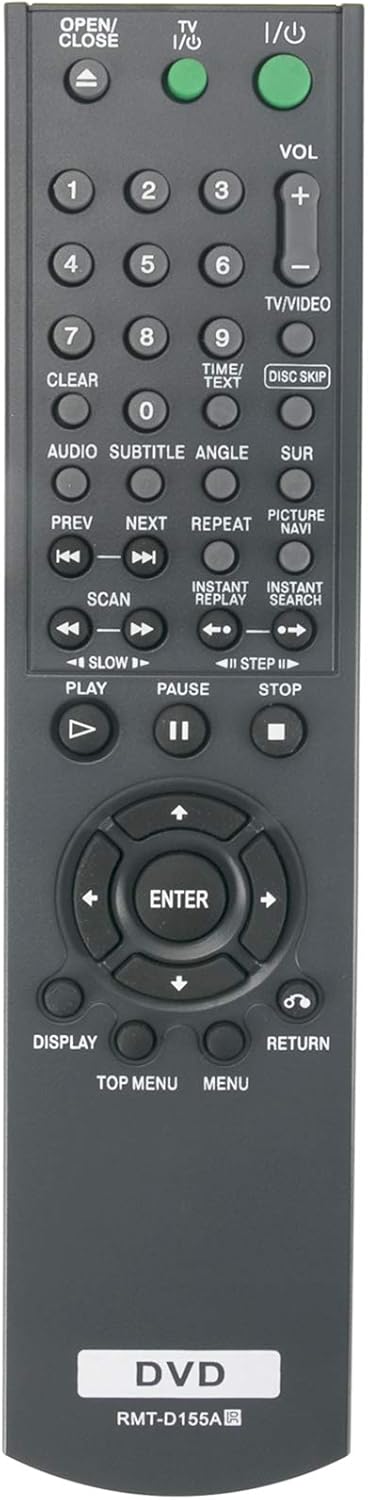 ALLIMITY RMT-D155A Replaced Remote Control for Sony DVD DVP-NC625 DVP-NC665P DVP-NS415 DVP-NC615