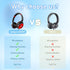 Kids Headphones (Black-Red) with 85dB/94dB Volume Limiter, Foldable HD Stereo Sound, Microphone for Kindle/iPad/Laptop.