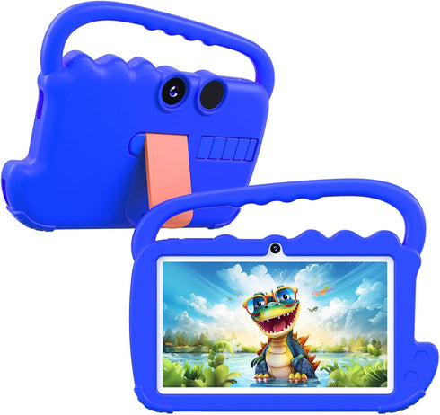 Kids Tablet 7 inch: Android 12 Tablets for Kids with 4GB RAM, 32GB ROM, Parental Control, Shockproof Case