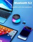 LENRUE Portable Bluetooth Speakers with Colorful Lights, Loud Sound, Mini Wireless Speaker for Kids, Teens, Women