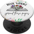 Reader Bookworm Literature Poet Book Lover Spread Those Pages PopSockets Standard PopGrip
