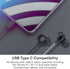 MEE audio SleepTones USB-C Wired Sleep Earbuds for Side Sleepers with Lightweight Low-Profile Silicone Earpieces, Noise