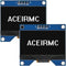 ACEIRMC 2pcs 1.54 Inch OLED Module 12864 128x64 SSD1309 Driver IIC I2C Serial