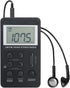 Personal AM/FM Pocket Radio, Portable VR-robot Mini Digital Tuning Walkman Radio with Rechargeable Battery for