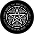 An It Harm None Do What Ye Will Pentacle with Celtic Knot PopSockets Swappable PopGrip