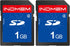 elecacc SD Card 1GB (2 Pack) Class 4 Flash Memory Cards MLC Stanard