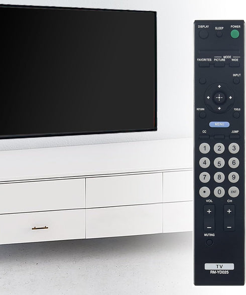 RM-YD025 Remote for Sony TV KDL-46S4100 KDL-40S4100 KDL-52S4100 KDL-22L4000 KDL-40S504 (Compatible)