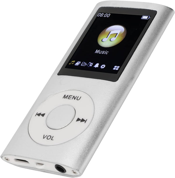 Heayzoki MP3 Player with 1.8" LCD Screen, Lossless Audio, 8-Hour Battery, Aluminum Alloy