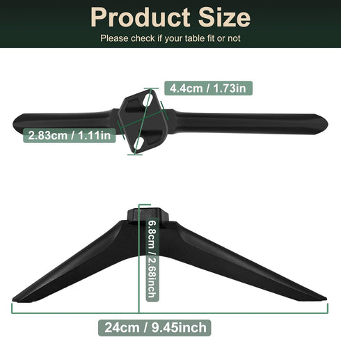 Dinghosen TV Stand for Hisense TV Stand Legs, Check Fit, for Specific TV Bottom Ports. Fits Select Hisense Models.