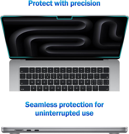 F FORITO 2-Pack Anti Blue Light Matte Laptop Screen Protector, Compatible with 2024-2021 MacBook Pro 14 inch