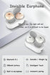 Invisible Earbuds, Small Mini Hidden for Work, Sleep, Music (Nude)