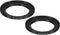 PATIKIL 40.5mm-52mm Metal Step Up Ring, 2 Pack Camera Lens Filter Adapter Ring for Lenses Hood - Black