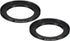 PATIKIL 40.5mm-52mm Metal Step Up Ring, 2 Pack Camera Lens Filter Adapter Ring for Lenses Hood - Black