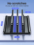 Vaydeer Vertical Laptop Stand for Desk, Adjustable Dual Slots Plastic Holder with Space Saving 4-in-1 Design