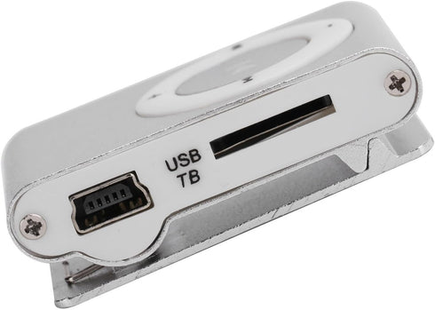 Zerone MP3 MiniMP3 Mini Player, Portable Player Aluminum Alloy Digital Media Player BackClip Player with Earphone