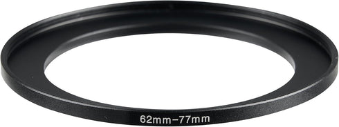 JOYTOLIN 62-77mm Metal Step-Up/Down Ring Adapter Compatible with Mirrorless Cameras DSLR Lens, UV CPL ND Filter Thread