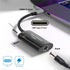 xiwai DC Power 5.5x2.5mm 5.5x2.1mm Input to 100W Dual Type C USB-C and Type-A Output PD Emulator Trigger Charge Cable