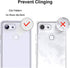 Unov Pixel 3a Case - Clear with Design, Soft TPU Shock Absorption Slim Protective Back Cover for Pixel 3a