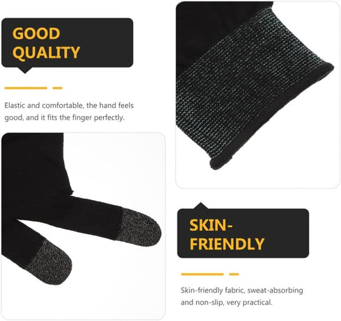 ARTIBETTER Gaming Gloves for Sweaty Hands - Mobile Phone Gaming Gloves, Sweat Resistant Finger Covers
