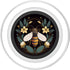 PopSockets Floral Boho Bee Aesthetic Honey Beekeeper Black PopGrip for MagSafe