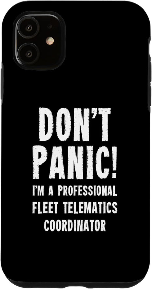 Fleet Technology Department T-Shirts & Gifts Fleet Telematics Coordinator Case for iPhone 11