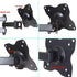 VideoSecu 15" 27" 30" 32" 35" 37" 39" 40" 200x200 ML14B WS2 TV Wall Mount Monitor Bracket with Full Motion Articulating