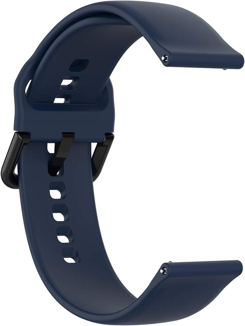 KOMI Compatible Galaxy Watch Band for Active 2, 20mm Soft Silicone Replacement Strap for 44mm 40mm