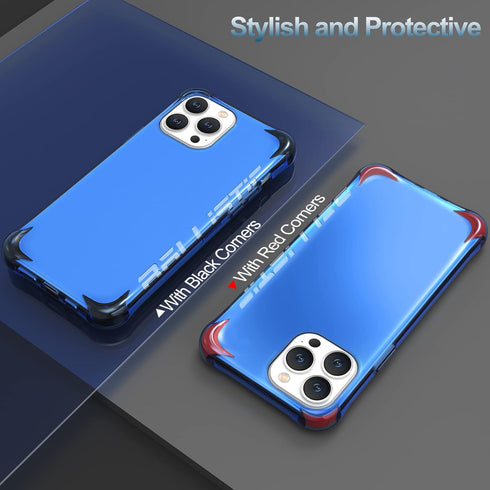 BALLISTIC Protective Case for iPhone 13 Pro (ONLY) - Shockproof with Camera Lens Protector, 6.1 inch 2021, Blue