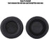 V BESTLIFE 1 Pair Universal 100mm Headphone pad Replacement pad, Soft Foam Cushion Noise Reduction Headset Cover Case,Made from Protein Leather,Black