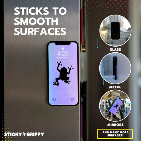 Suction Phone Case Mount, Silicone Adhesive Accessory for iPhone and Android, Hands-Free Mirror Holder