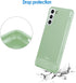 JETech Slim Fit Case for Samsung Galaxy S21 5G, Thin Phone Cover with Shock-Absorption, Carbon Fiber Design (Green)