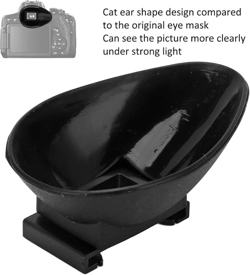 760D 750D, Camera Eyepiece Eyecup Viewfinder Protector for Plastic and Rubber, Black - Scratch, Protection, Clear