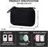 Phomemo D30 D35 Label Marker Black Case with 6 Rolls of Color Combo Set Label Tapes, Waterproof Storage Bag with Clear
