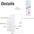 4 Pack Door Window Alarm, Magnetic Burglar Alert Sensor, Loud Door Alarms for Kids Safety, DIY for Home Security, Office Protection,Shopping Store AAA Battery
