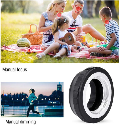 Qiilu M42-NX M42 Thread Lens NX Mount Camera Adapter Ring for Accessory