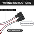 YYTQP 4 PC2-821 C2 1999-2015 PCS Door Speaker Wiring Harness, Audio Speaker Wire Cable Compatible with Peugeot Citroen
