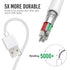 iPhone Charger 6Pack 3FT USB Lightning Cable Charging Cord Compatible with iPhone XR XS XSMax X 8 8 Plus 7 7 Plus 6 6s Plus SE 5 5s 5c (White)