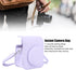 InstantCamera Case, PU Mini Camera Protective for Fujifilm InstaxMini 12 Camera, Portable Travel Camera Carrying with Adjustable Shoulder Strap, Kids (Iris)