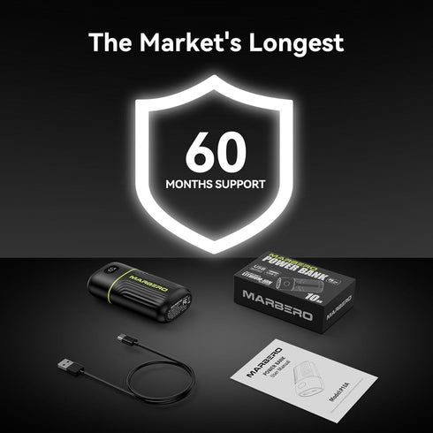 MARBERO 10000mAh Pack 16 15 14 13 12 S22 S21 Portable Charger Mini Power Bank USB C in&out Fast Charging Battery
