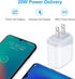 USB C Pixel 7 Fast Charger Type C Charging Block for Google Pixel 8a 8 Pro 7a 7 Pro 7 6a 6 Pro 5a, 20W PD 3.0 Adapter